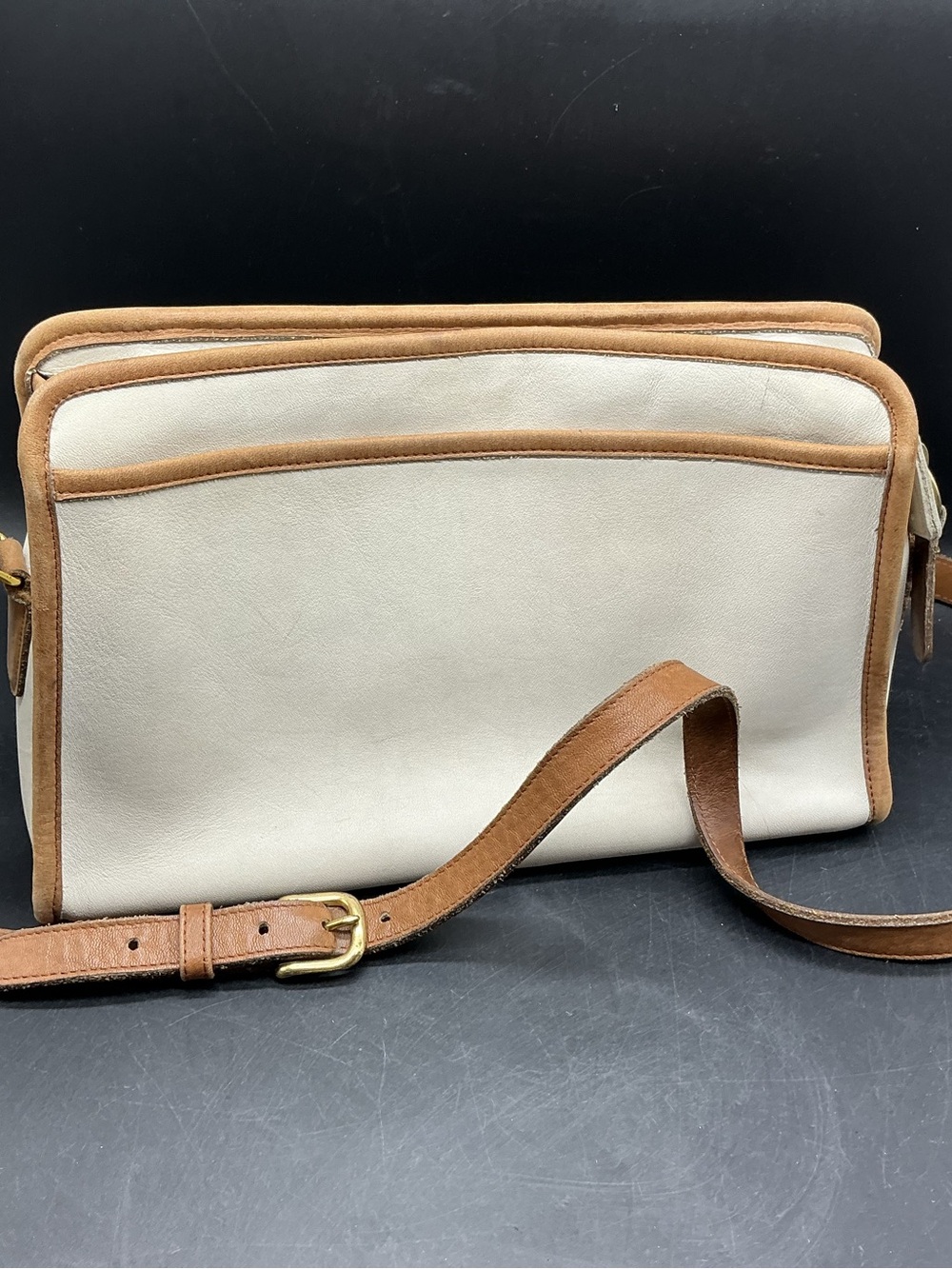 Coach Vintage All Leather Swagger Crossbody Shoulder Bag RARE